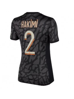 Ženski Nogometna dresi replika Paris Saint-Germain Achraf Hakimi #2 Tretji 2023-24 Kratek rokav
